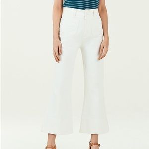 Faherty Brand High Waist Crop Flare